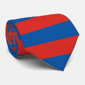 Haitis Pariser Flagge Streifen Krawatte (Gerollt)