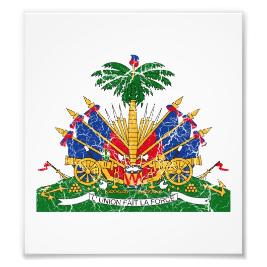 Haitis Wappen Fotodruck (Vorne)