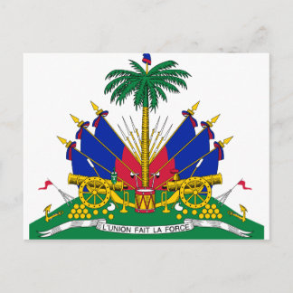Haitis Wappen Postkarte