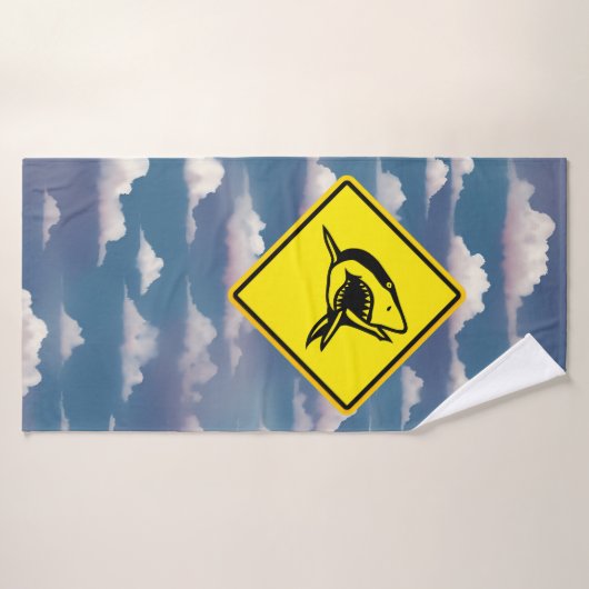 Haiwarnzeichen Badehandtuch (Badehandtuch)
