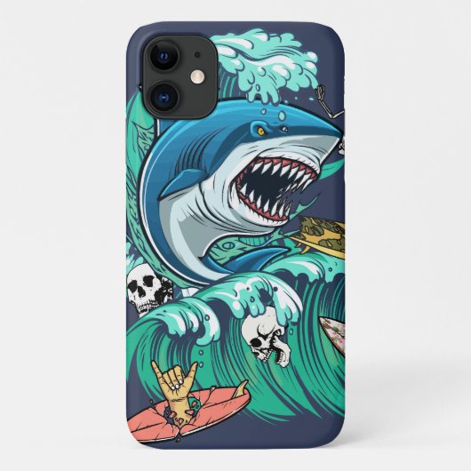 Haiwelle Case-Mate iPhone Hülle (Rückseite)