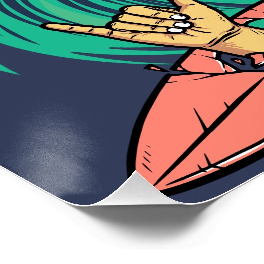 Haiwelle Poster (Ecke)