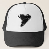 Haizahn-Fossilienstrand Truckerkappe (Vorderseite)