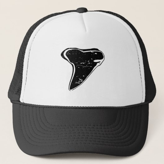 Haizahn-Fossilienstrand Truckerkappe (Vorderseite)