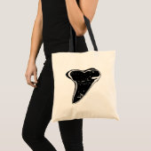 Haizahn-Strandtasche Tragetasche (Vorderseite (Produkt))