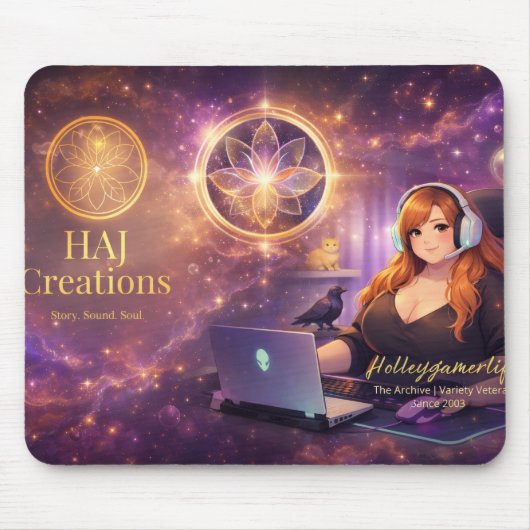 HAJ Creations: Official Archive Galaxy Mousepad (Vorne)