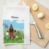 Haji Firuz Thema Teetuch Geschirrtuch (Viertel Falte)