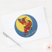 Haji Pirooz Blue Sky Persian Neujahr Runder Aufkleber (Umschlag)