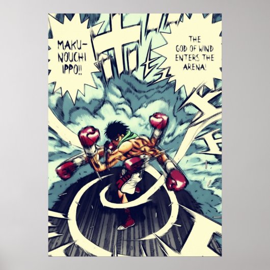 Hajime no Ippo God of Wind Poster (Vorne)
