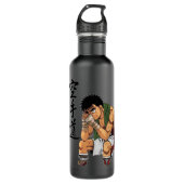 Hajime no ippo Serious ippo Edelstahlflasche (Vorderseite)