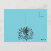 Hajj Mabrour, Heiliger Kaaba in Mekka, Saudi-Arabi Postkarte (Rückseite)