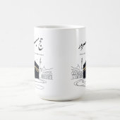 Hajj Mubarak Arabic Calligraphy Wall Art  Kaffeetasse (Mittel)