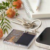 Hajj Mubarak Heilige Kaaba Mecca Islamische Devova Schlüsselanhänger (Vorderseite rechts)