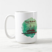 Hajj Mubarak, Heiliger Kaaba in Mekka, Saudi-Arabi Kaffeetasse (Links)