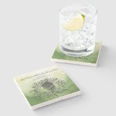 Hajj Mubarak, Heiliger Kaaba in Mekka, Saudi-Arabi Steinuntersetzer (Seitenansicht)