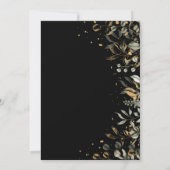 Hajj Mubarak mit Schwarz mit goldenen und grünen B Mitteilungskarte (Rückseite)