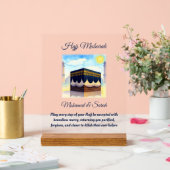 Hajj Mubarak Personalised Islamic Gifts Acrylschild (Hochzeit)