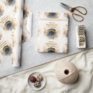 Hajj Mubarak Personalisiertes Geschenk für Hajj Geschenkpapier