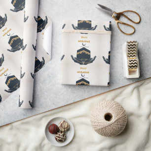 Hajj Mubarak Personalisiertes Geschenk Geschenkpapier