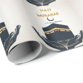 Hajj Mubarak Personalisiertes Geschenk Geschenkpapier (Rolleneckpunkt)