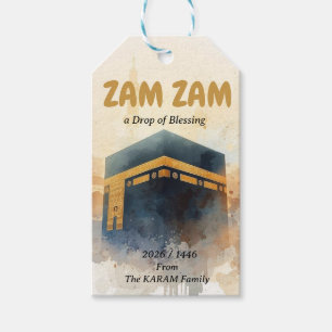 Hajj Mubarak Personalisiertes Geschenk-Tag-Label f Geschenkanhänger
