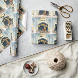Hajj Mubarak Personalisiertes Geschenkverpackungsp Geschenkpapier