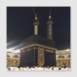 Hajj Pilgrims an der Kaaba, Mekka-Magnetkarte Magnetkarte
