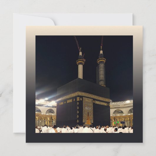 Hajj Pilgrims in Fajr, Kaaba, Mekka, Saudi-Arabien (Vorderseite)