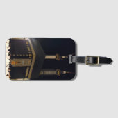 Hajj Pilgrims in Fajr, Kaaba, Mekka, Saudi-Arabien Gepäckanhänger (Vorderseite (Horizontal))