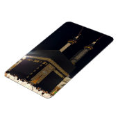 Hajj Pilgrims in Fajr, Kaaba, Mekka, Saudi-Arabien Magnet (Linke Seite)