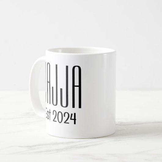 Hajja Tasse - Geschenk für Hajja (Vorderseite Links)