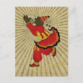 Hajji Piruz Solar Rays Persisches Neujahr Feiertagspostkarte