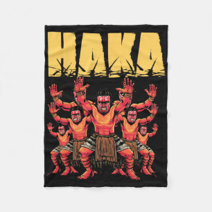 Haka Dance Maori Funny New Zealand Culture Outfit Fleecedecke