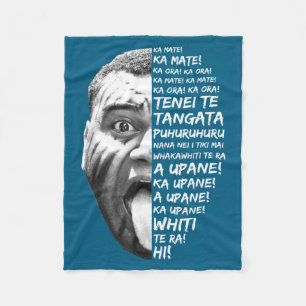 Haka Neuseeland Maori Neuseeland Fans Rugby Fleecedecke