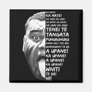 Haka Neuseeland Maori Neuseeland Fans Rugby  Magnet
