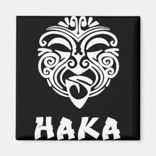 Haka neuseeländische Rugby-Fans Maori Haka-Tanz  Magnet