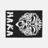 Haka New Zealand Rugby Fans Maori Haka Dance Fleecedecke (Vorderseite (Horizontal))