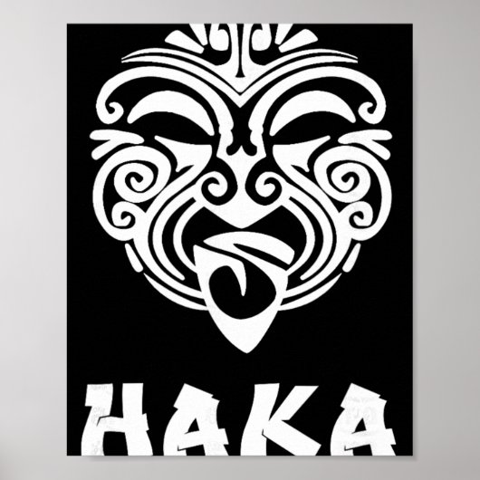 Haka New Zealand Rugby Fans Maori Haka Dance Poster (Vorne)