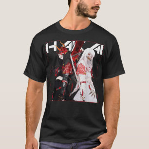 Hakai Cyborg Samurai Girl Ästhetischer Japanischer T-Shirt