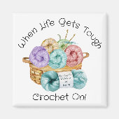 Häkchen auf Personalisiert Magnet (Vorne)