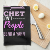 Häkchenspende Geschirrtuch (Viertel Falte)