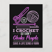 Häkchenspende Postkarte (Vorderseite)