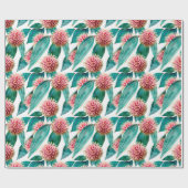 Hakea Laurina Pincushion Blooms Geschenkpapier (Flach)