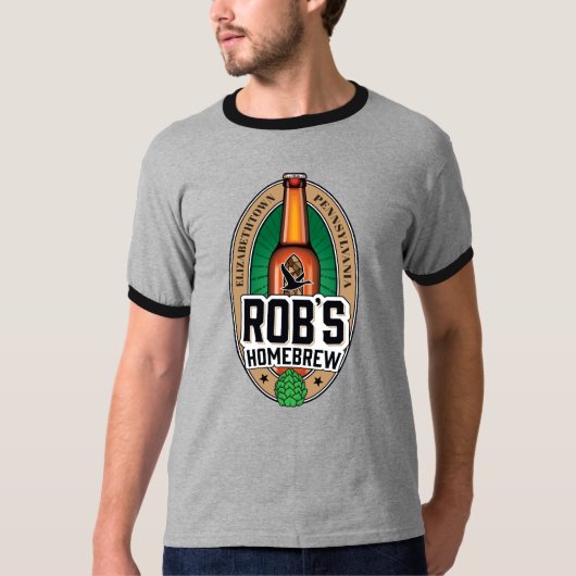 HakeDesign Ringer T-Shirt (Vorderseite)