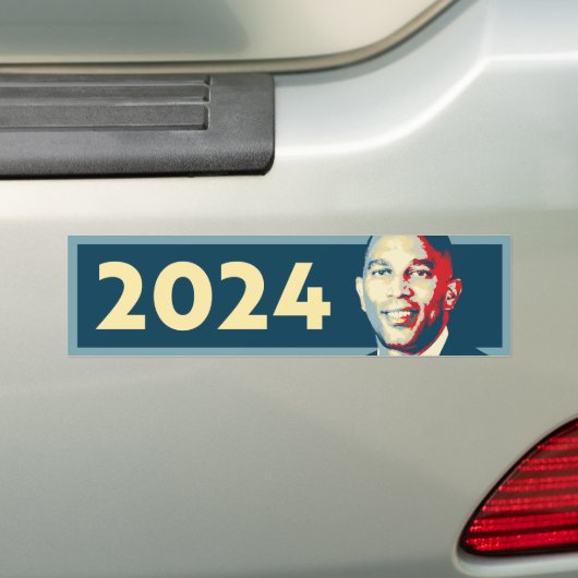 Hakeem Jeffries 2024 Autoaufkleber (Auf Auto)