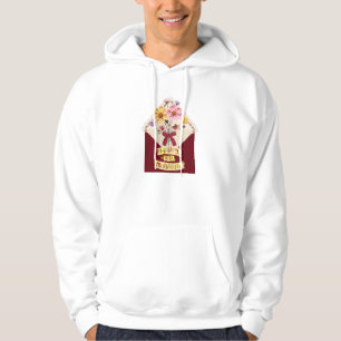 Häkel-Blumenumschlag - Frohes Eid Mubarak Hoodie