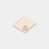Häkel-Effekt Blumen Post-it Klebezettel (angewinkelt)