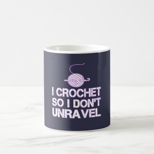 Häkelarbeit also ich entwirren uns nicht kaffeetasse (Mittel)