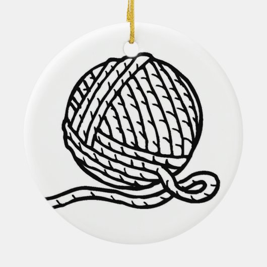 Häkelarbeit-Diva Keramikornament (Hinten)