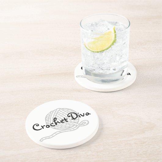 Häkelarbeit-Diva Sandstein Untersetzer (Seite)